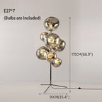 Freiburg | Creative Acrylic Lava Stone LED Floor Lamp