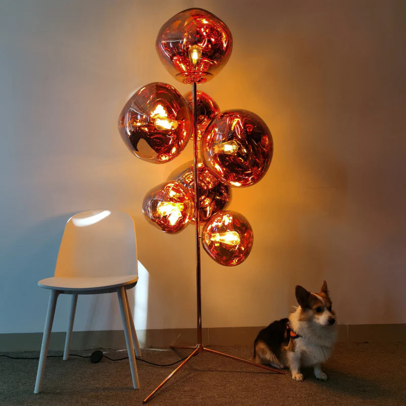 Freiburg | Creative Acrylic Lava Stone LED Floor Lamp