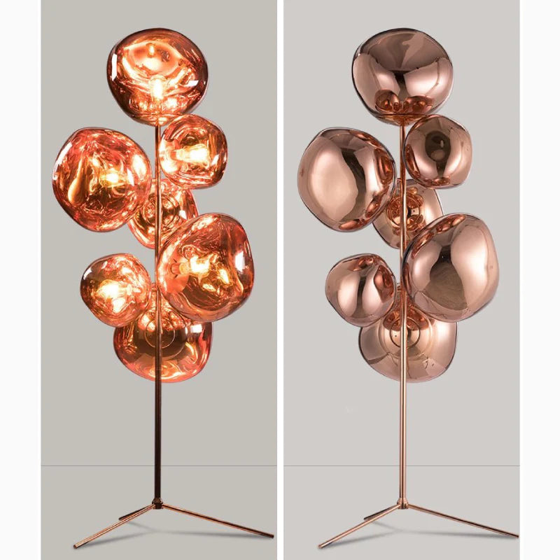 Freiburg | Creative Acrylic Lava Stone LED Floor Lamp