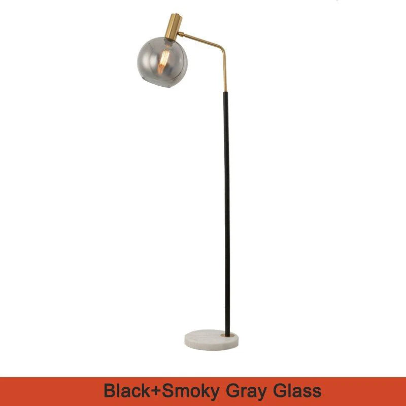 Geneva | Stylish Gold Glass Luxury Floor Lamp