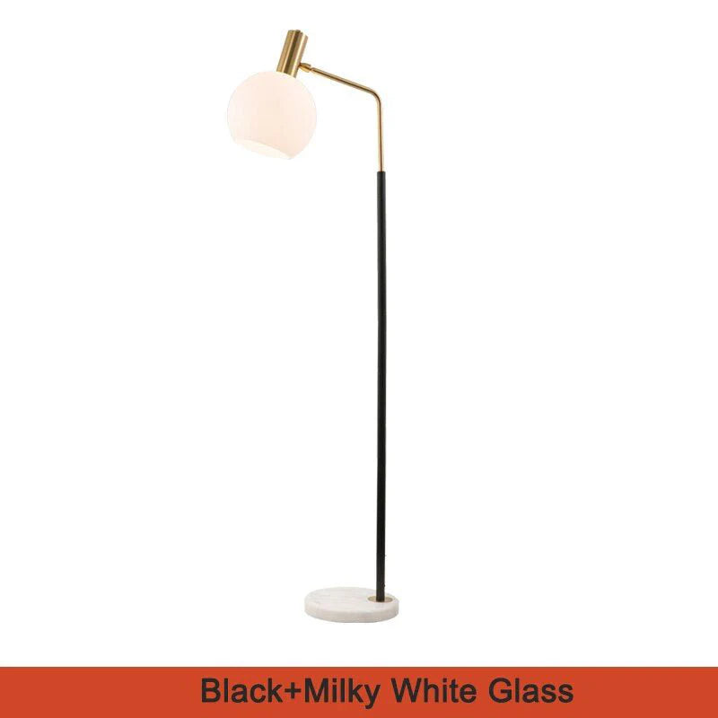 Geneva | Stylish Gold Glass Luxury Floor Lamp