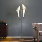 Gersau | Artistic Gold Modern Parrot-Shaped Floor Lamp