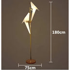 Gersau | Artistic Gold Modern Parrot-Shaped Floor Lamp