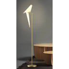 Gersau | Artistic Gold Modern Parrot-Shaped Floor Lamp