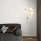 Gersau | Artistic Gold Modern Parrot-Shaped Floor Lamp
