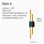 Girona | Postmodern Led Marble Wall Lamp