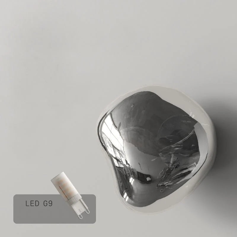 Creative Glass Wall Lamp in Ultramodern Style, Living Room, Bedroom