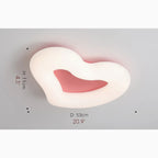 Haacht | Modern Heart-Shaped LED Ceiling Light for kids room