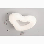 Haacht | Modern Heart-Shaped LED Ceiling Light for kids room