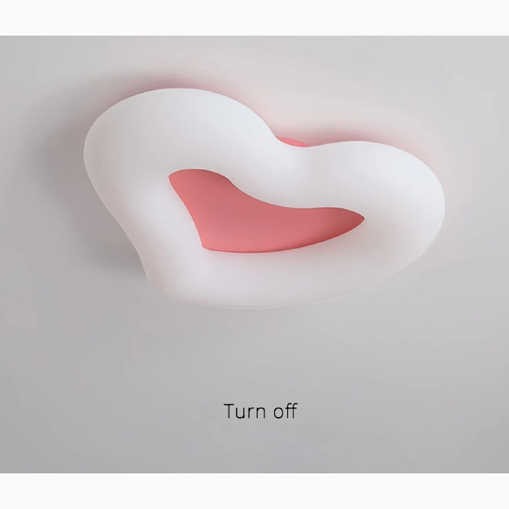 Haacht | Modern Heart-Shaped LED Ceiling Light for kids room