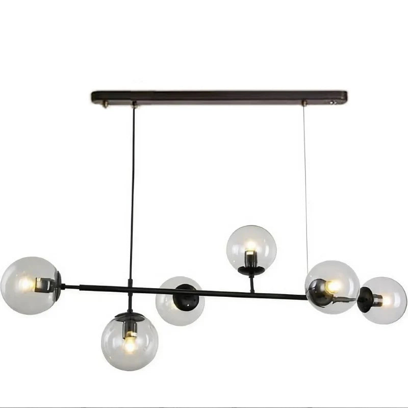 Ilbono | Nordic LED Pendant Light in the Shape of Glass Ball for Dining Room