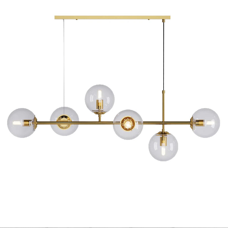 Ilbono | Nordic LED Pendant Light in the Shape of Glass Ball for Dining Room