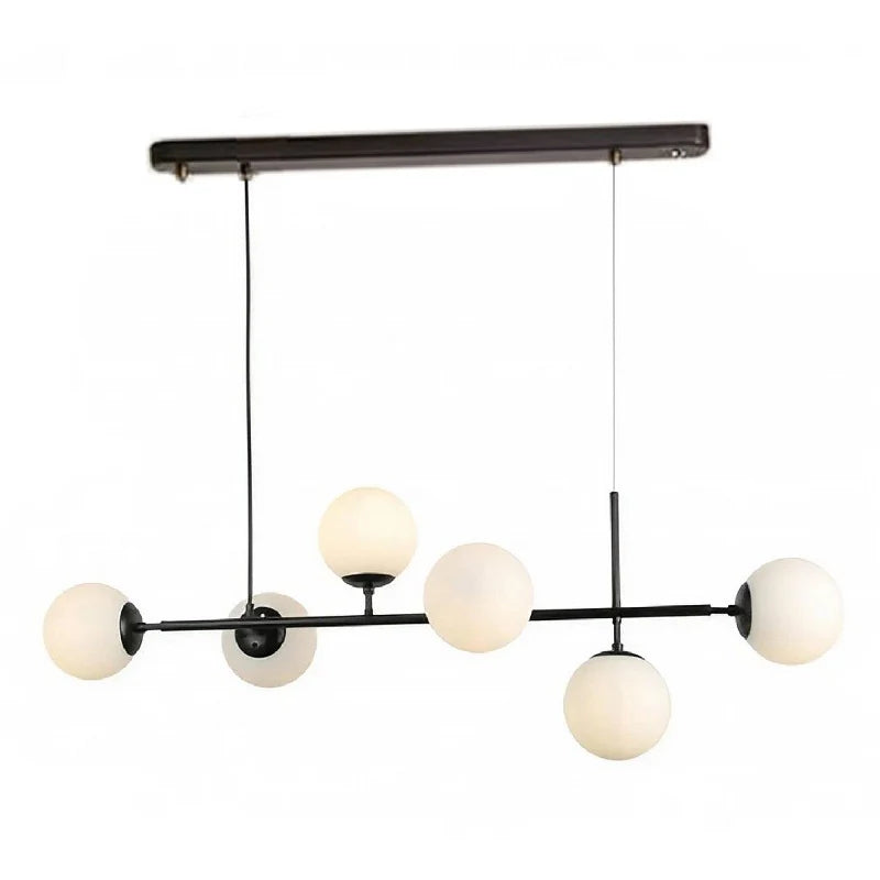 Ilbono | Nordic LED Pendant Light in the Shape of Glass Ball for Dining Room