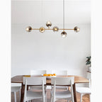 Ilbono | Nordic LED Pendant Light in the Shape of Glass Ball for Dining Room
