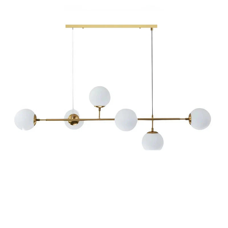 Ilbono | Nordic LED Pendant Light in the Shape of Glass Ball for Dining Room