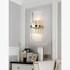 Interlaken | Luxury copper crystal wall lamp