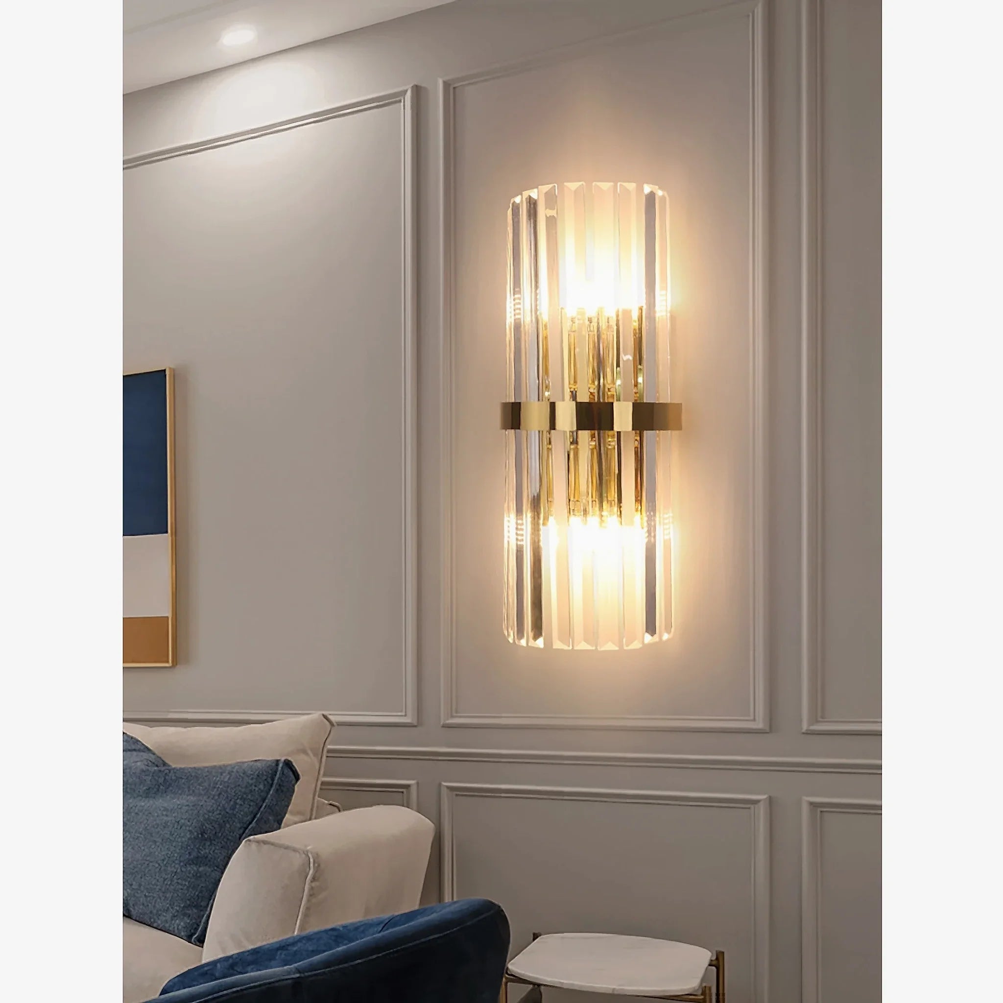 Interlaken | Luxury copper crystal wall lamp