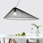 La Colmiane | Loft Straw Hat Iron Pendant Light