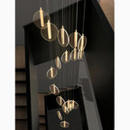 La Gaude | Elegant Gold Circles Magic Chandelier