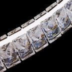 La Penne | Long Spiral Hanging Crystal Golden Chandelier