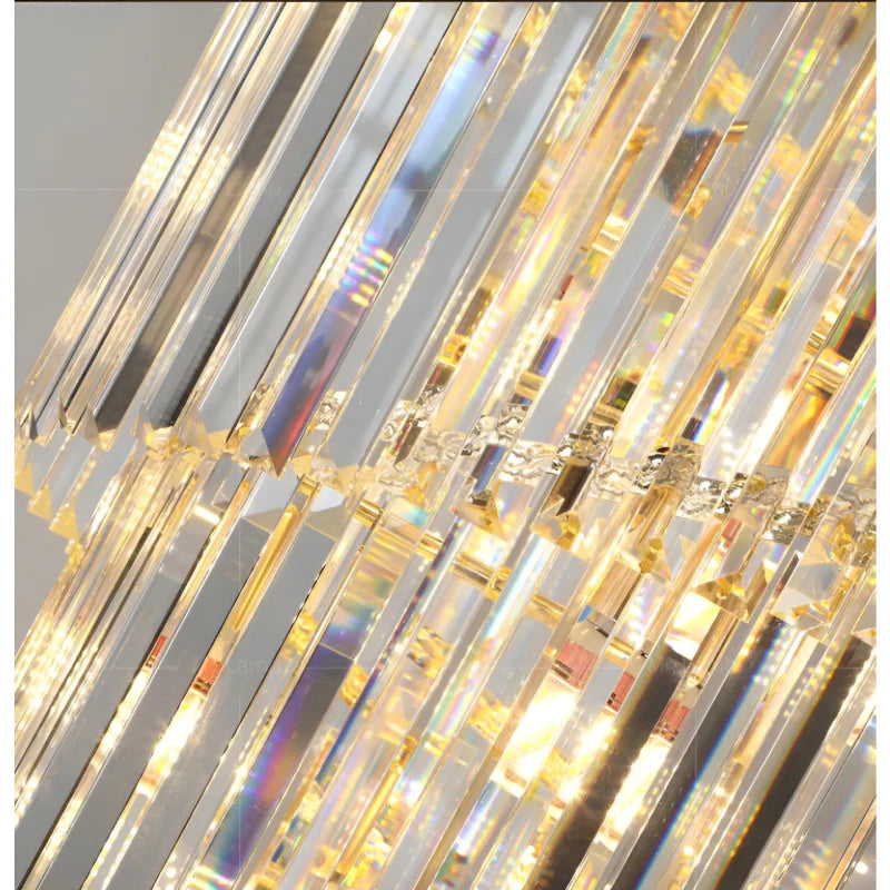 Le Cannet | Luxury Spiral Crystal Chandelier For Stairway