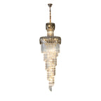 Le Cannet | Luxury Spiral Crystal Chandelier For Stairway