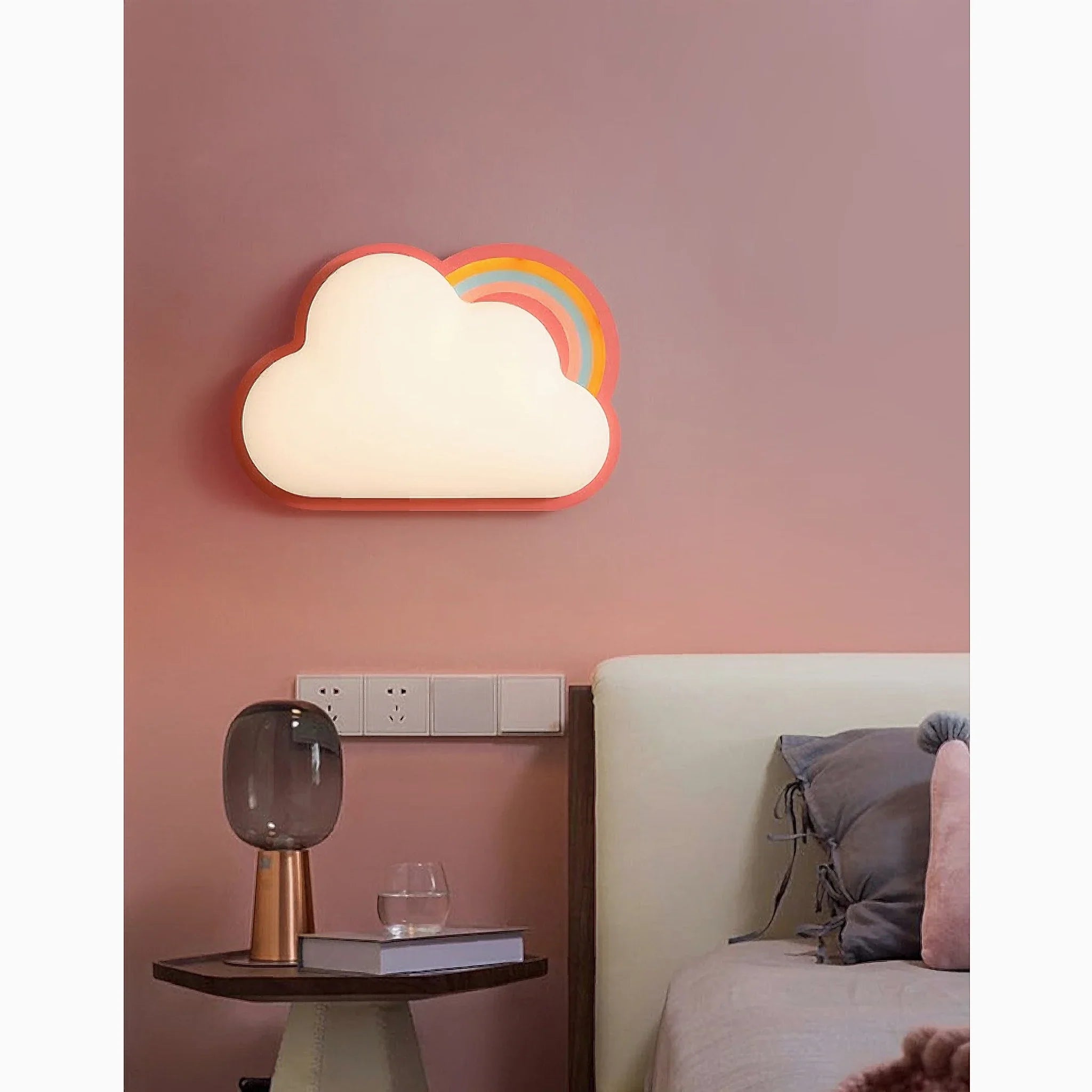 Lenzburg | Small Cloud LED Ceiling Light For Kids Room