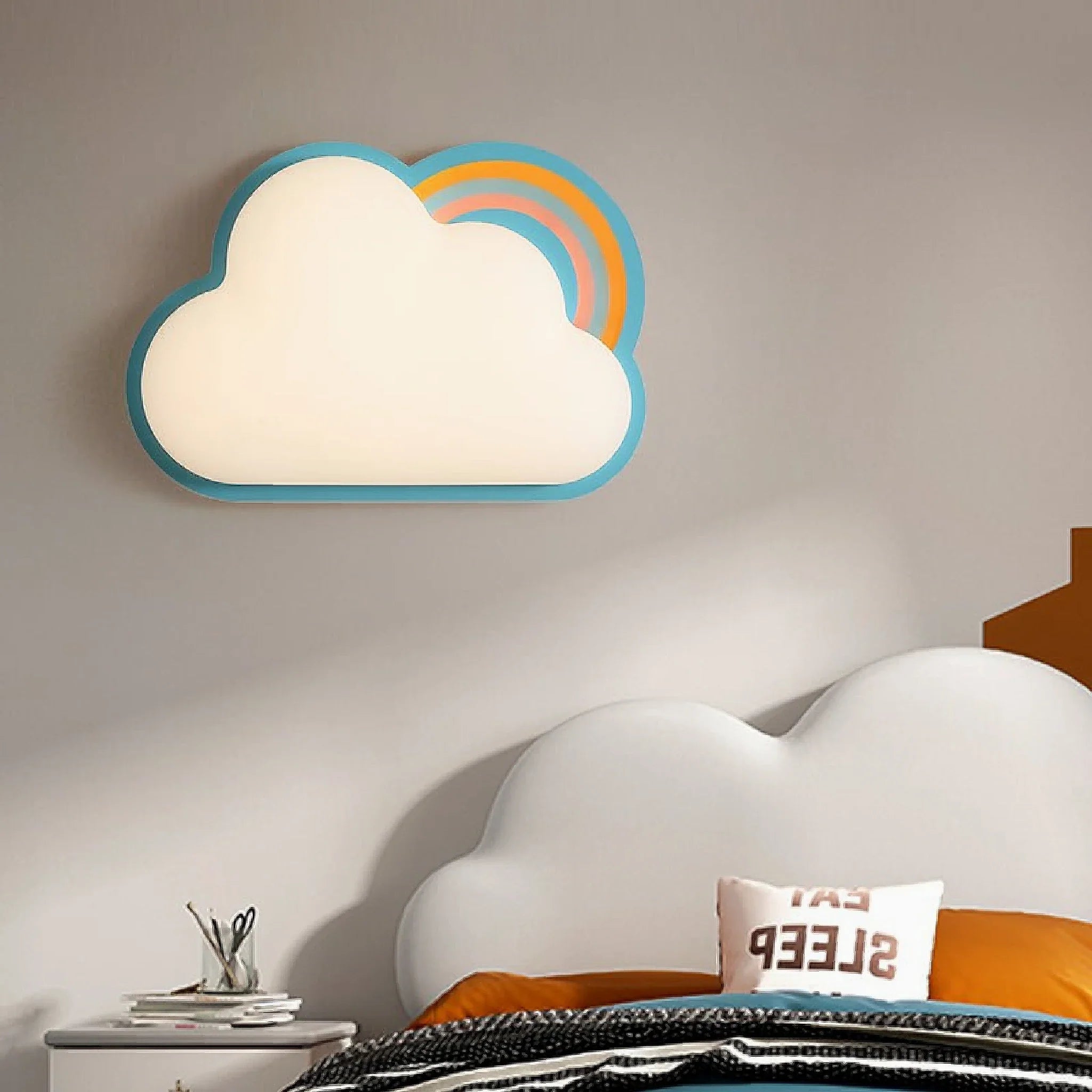 Lenzburg | Small Cloud LED Ceiling Light For Kids Room