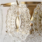 Luxury Glass Wall Lamp in French Style, Living Room, Bedroom