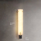 Luxury Marble Wall Lamp in Antique Style for Living Room, Bedroom