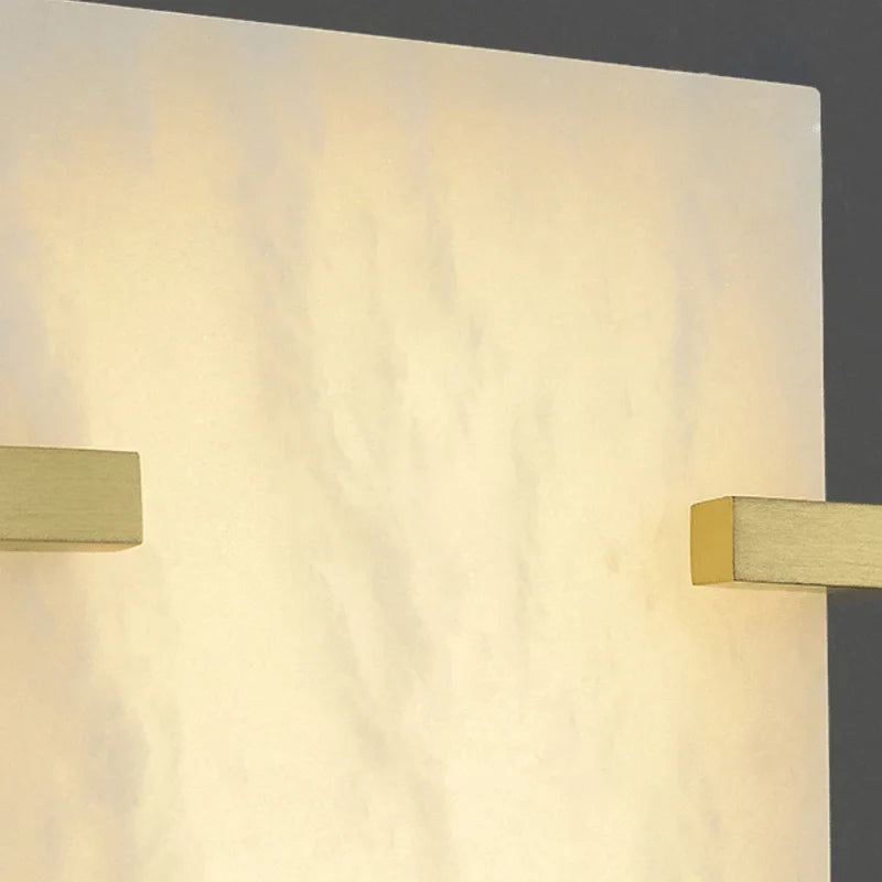 Luxury Marble Wall Lamp in Antique Style for Living Room, Bedroom