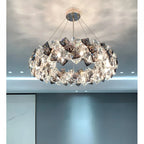 Munchenwiler | Modern Gold/Chrome Crystal Chandelier for Bedroom