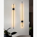 Maracena | Gold Minimalist Modern 31.5'' Long LED Wall Lamp