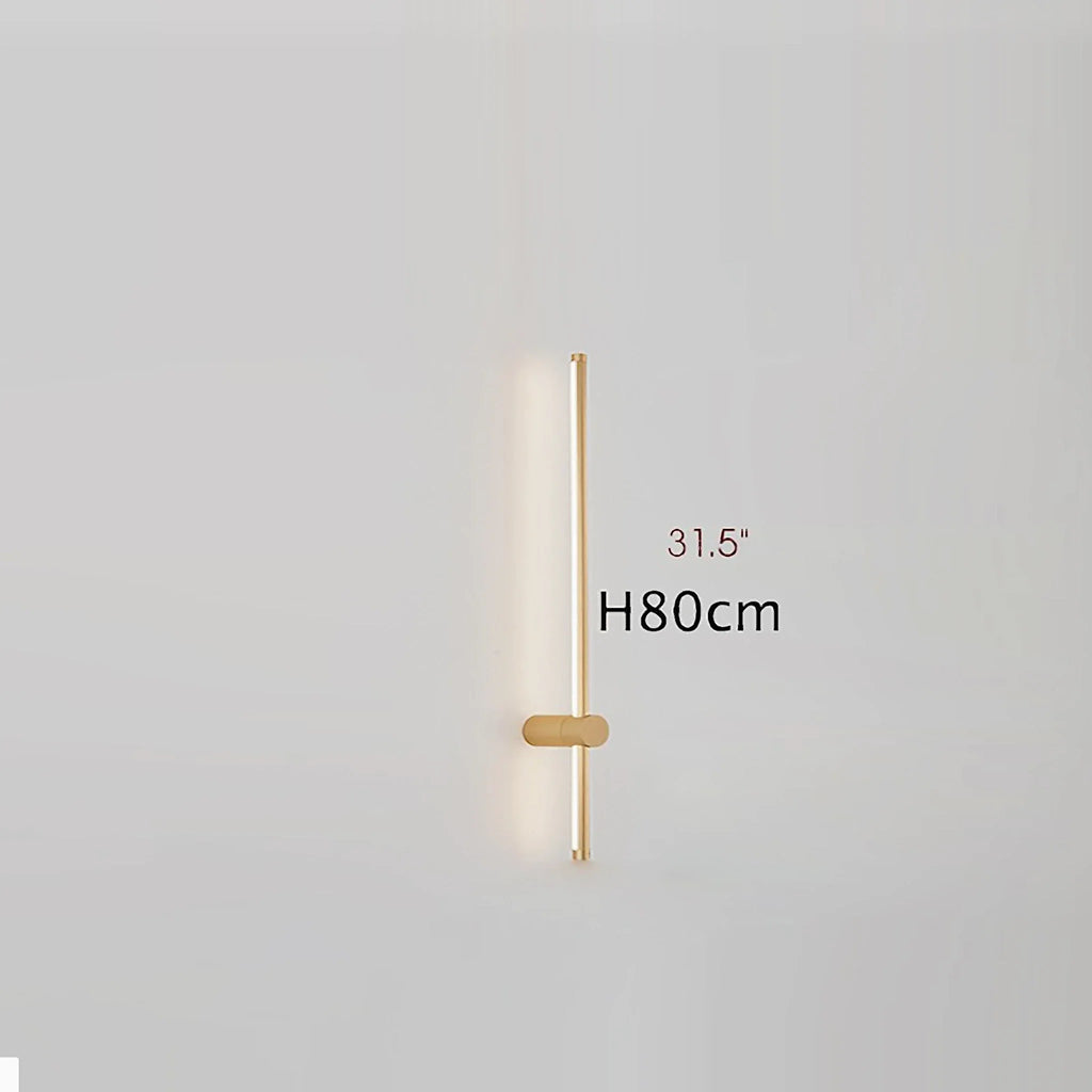 Maracena | Gold Minimalist Modern 31.5'' Long LED Wall Lamp