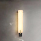 Luxury Marble Wall Lamp in Antique Style for Living Room, Bedroom
