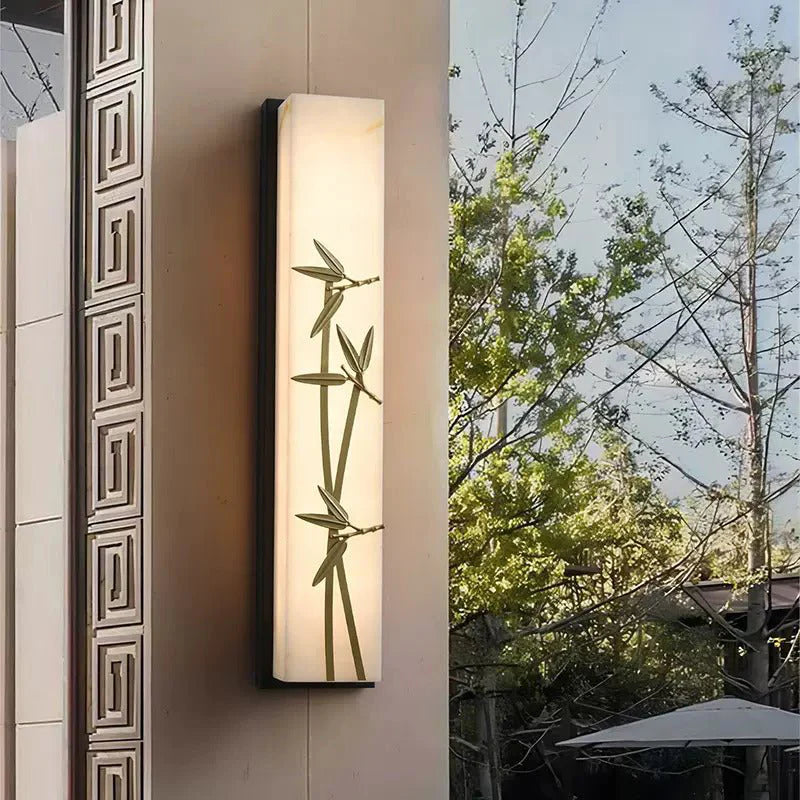 Creative Marble Wall Lamp in Chinese Style for Living Room, Bedroom