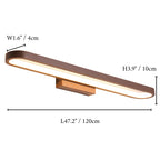 Mazarron | Modern Brown LED Wall Light