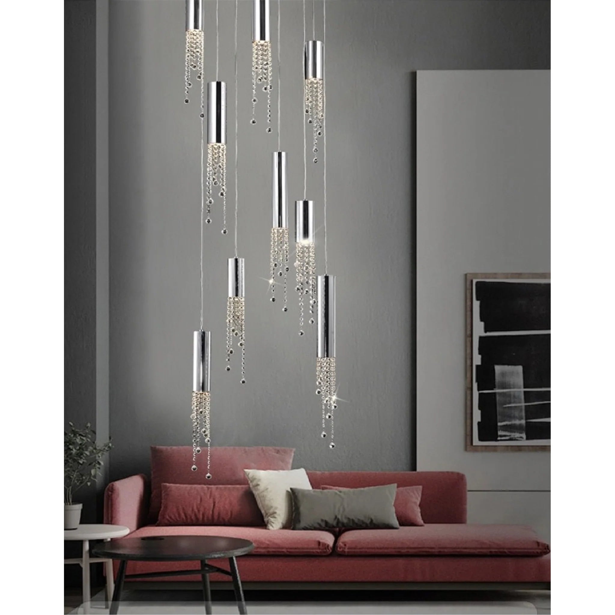 Monterosso | Hanging Crystal Light Fixture