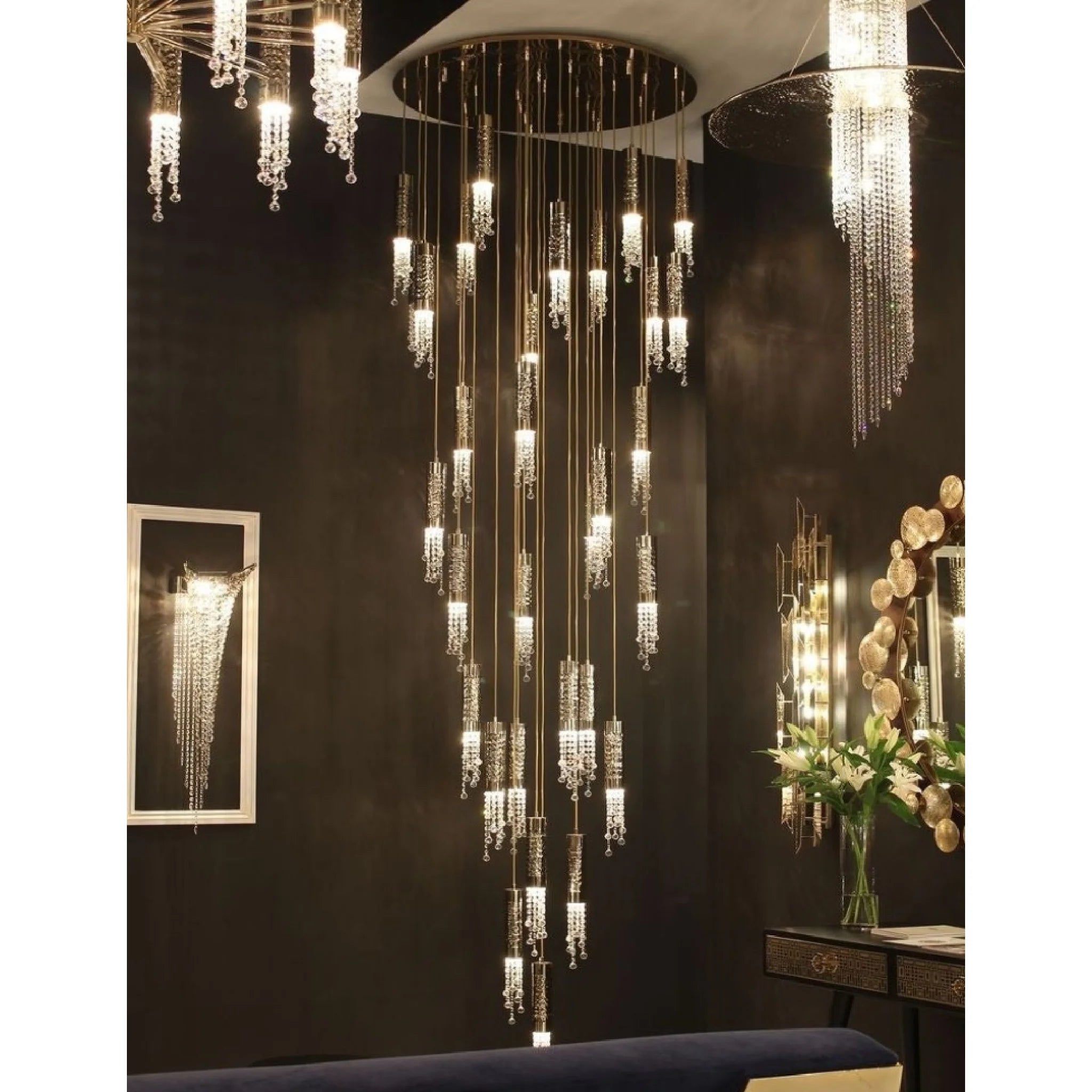 Monterosso | Hanging Crystal Light Fixture