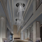 Mougins | Сhic Spiral Crystal Ceiling Led Chandelier