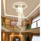 Mougins | Сhic Spiral Crystal Ceiling Led Chandelier