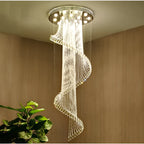 Mougins | Сhic Spiral Crystal Ceiling Led Chandelier