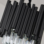 Munsingen | Modern Black Crystal Lighting for Kitchen Island