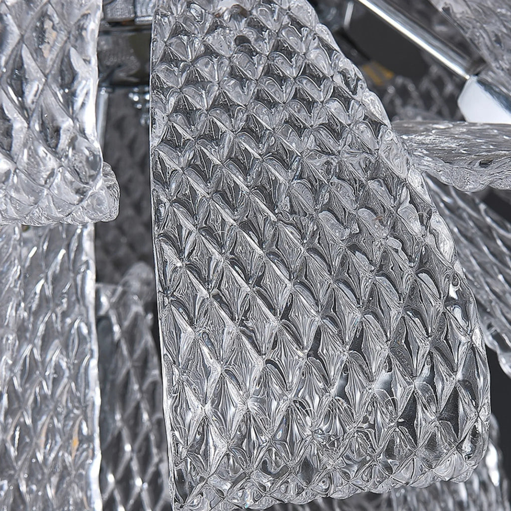 Muri bei Bern | Modern Silver Glass Light Fixture for Kitchen