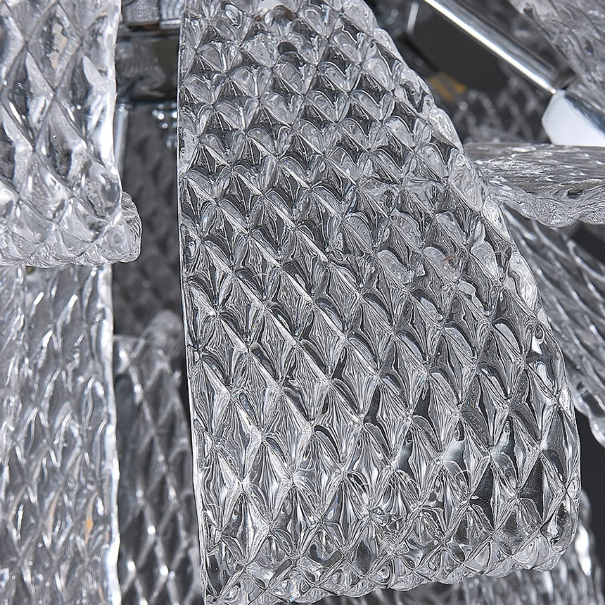 Muri bei Bern | Modern Silver Glass Light Fixture for Kitchen