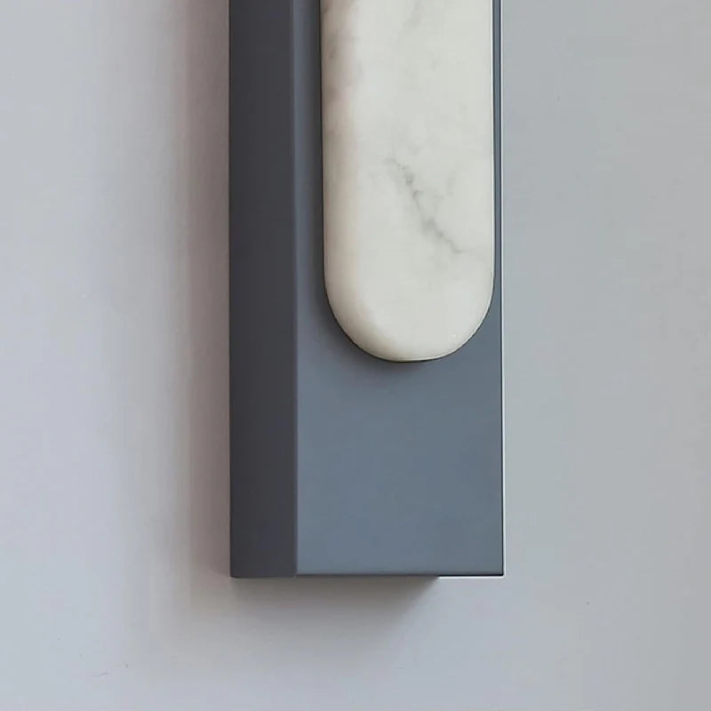 Nyon | Marble Rectangular Wall Lamp for Living Room
