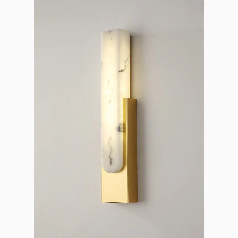 Nyon | Marble Rectangular Wall Lamp for Living Room