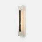 Oberhofen am Thunersee | Minimalistic Black Rectangular Wall Lamp