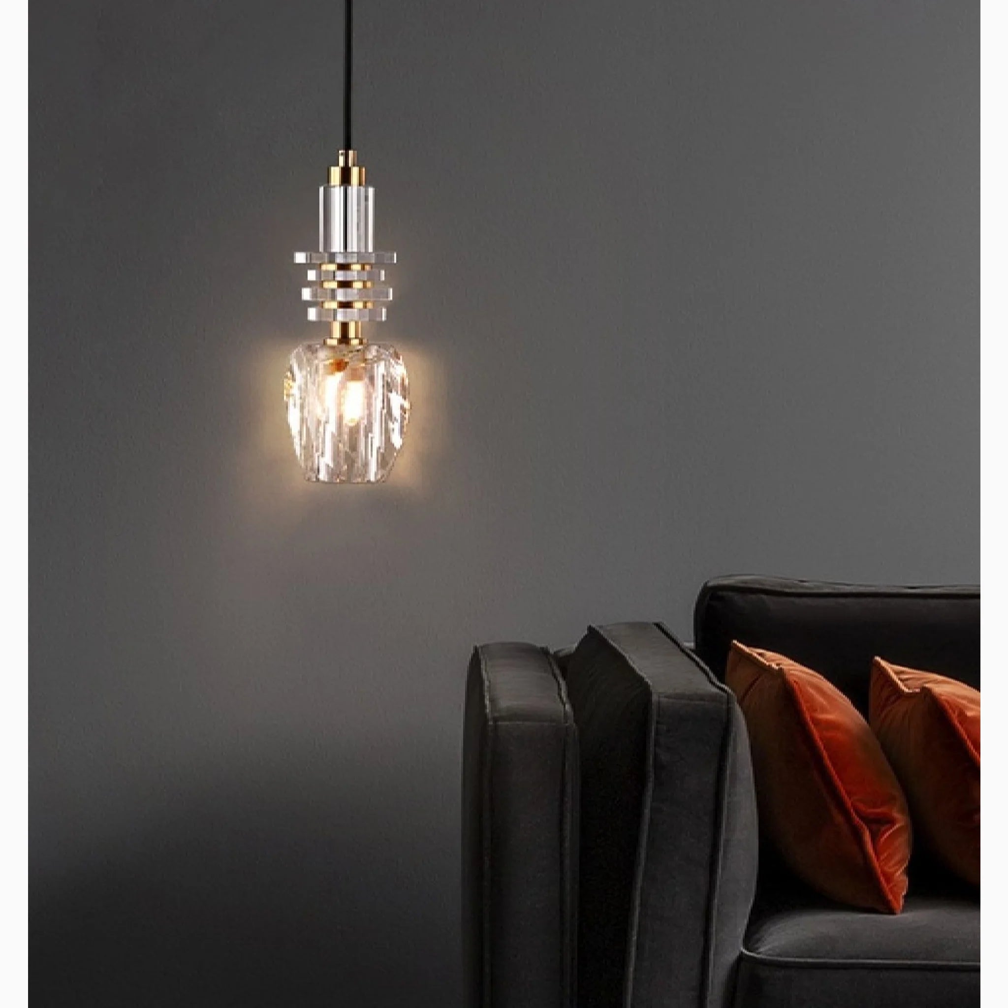 Pallare | Sparkling Loft LED Pendant Light for Bedroom
