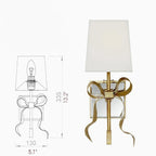 Paterna | Retro LED Copper Wall Light